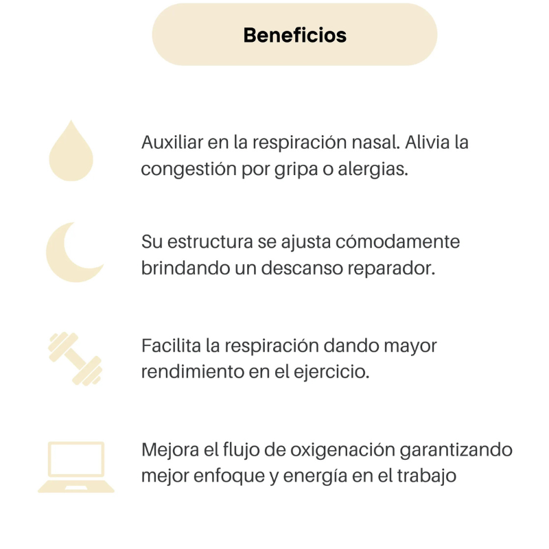 "Banda Nasal de Alto Rendimiento: Respira Mejor, Duerme Profundamente"