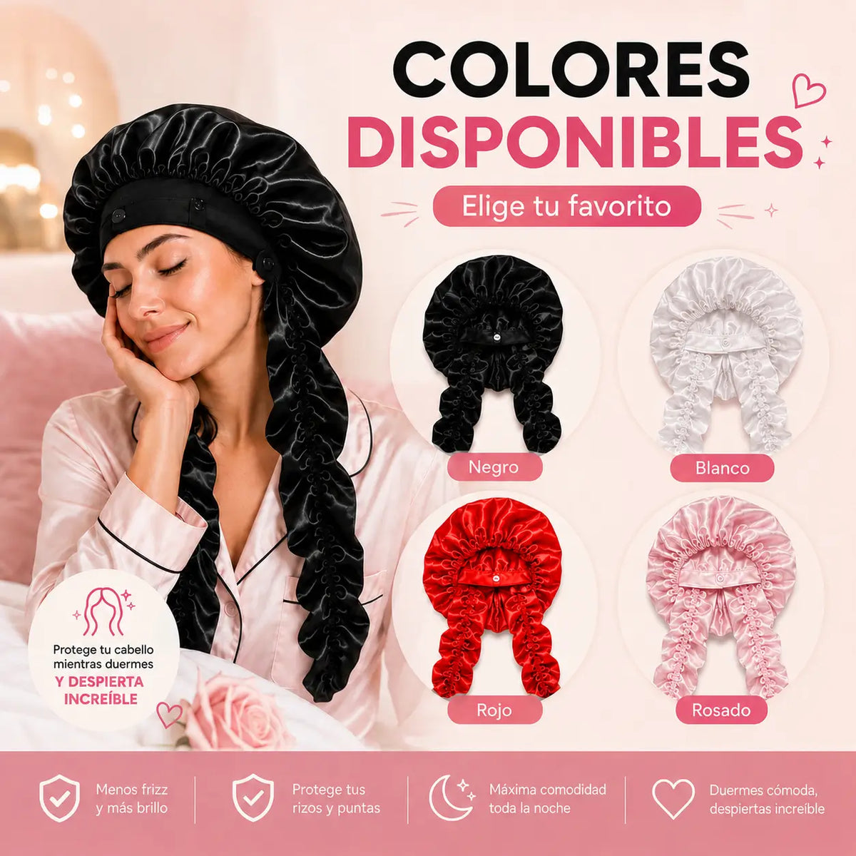Gorro en Santin: Protege tu Cabello de Enredos y Frizz