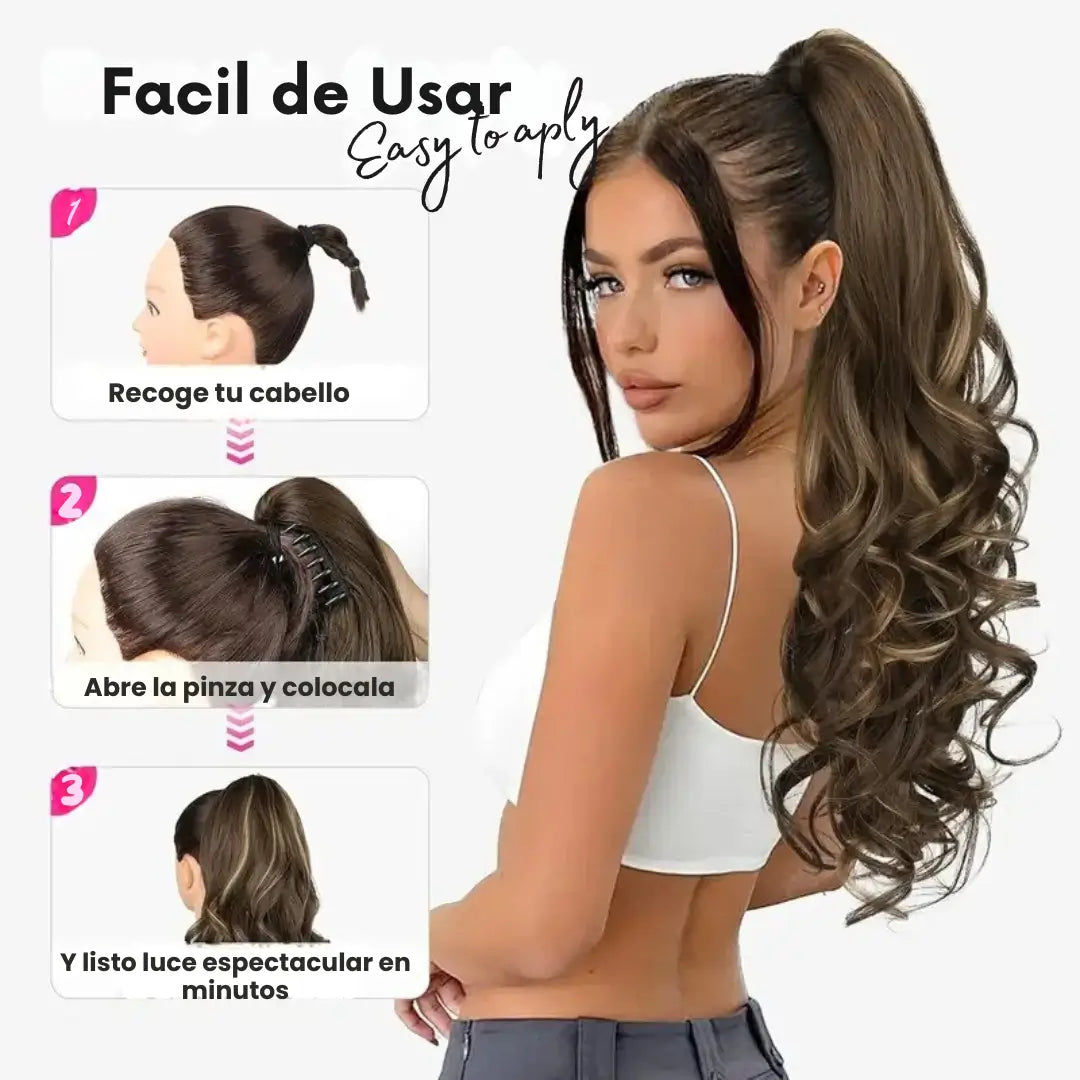🌟 ¡Luce una cola de caballo perfecta en segundos! 😍 Aprovecha la OFERTA IMPERDIBLE 🎁