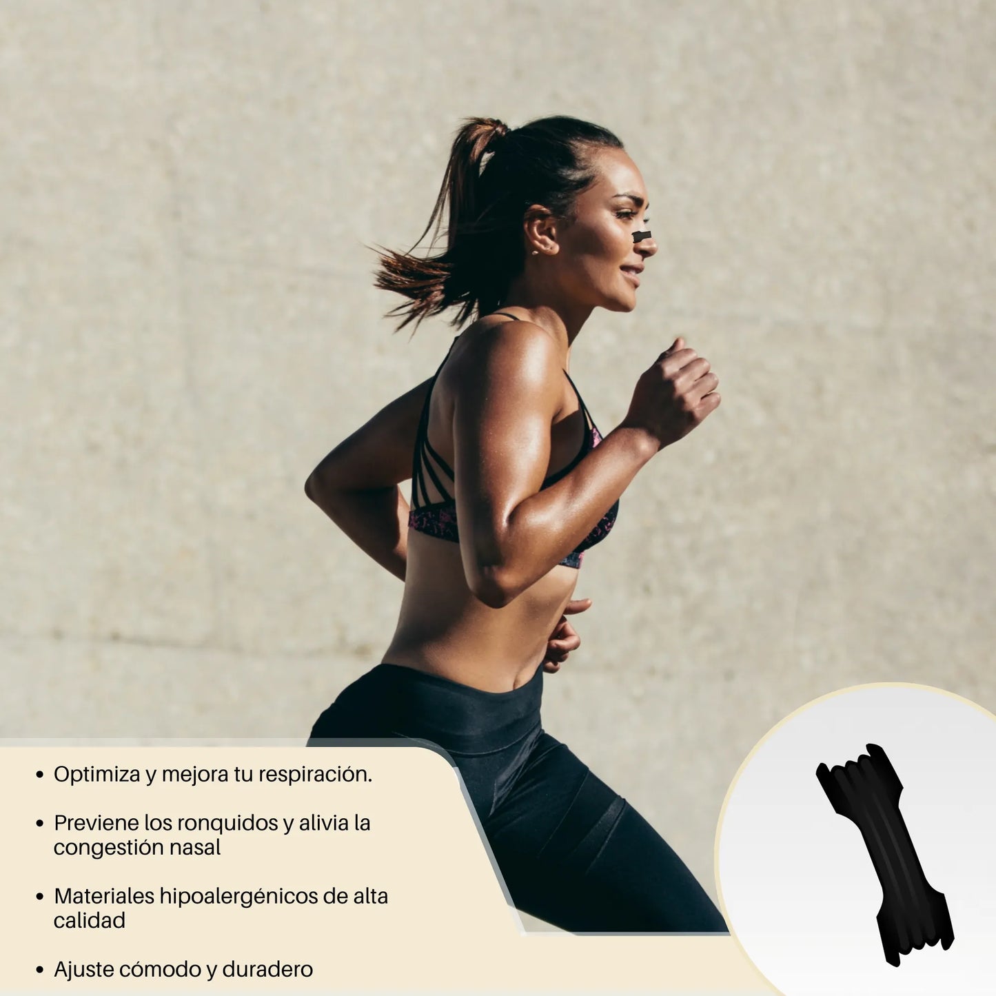 "Banda Nasal de Alto Rendimiento: Respira Mejor, Duerme Profundamente"