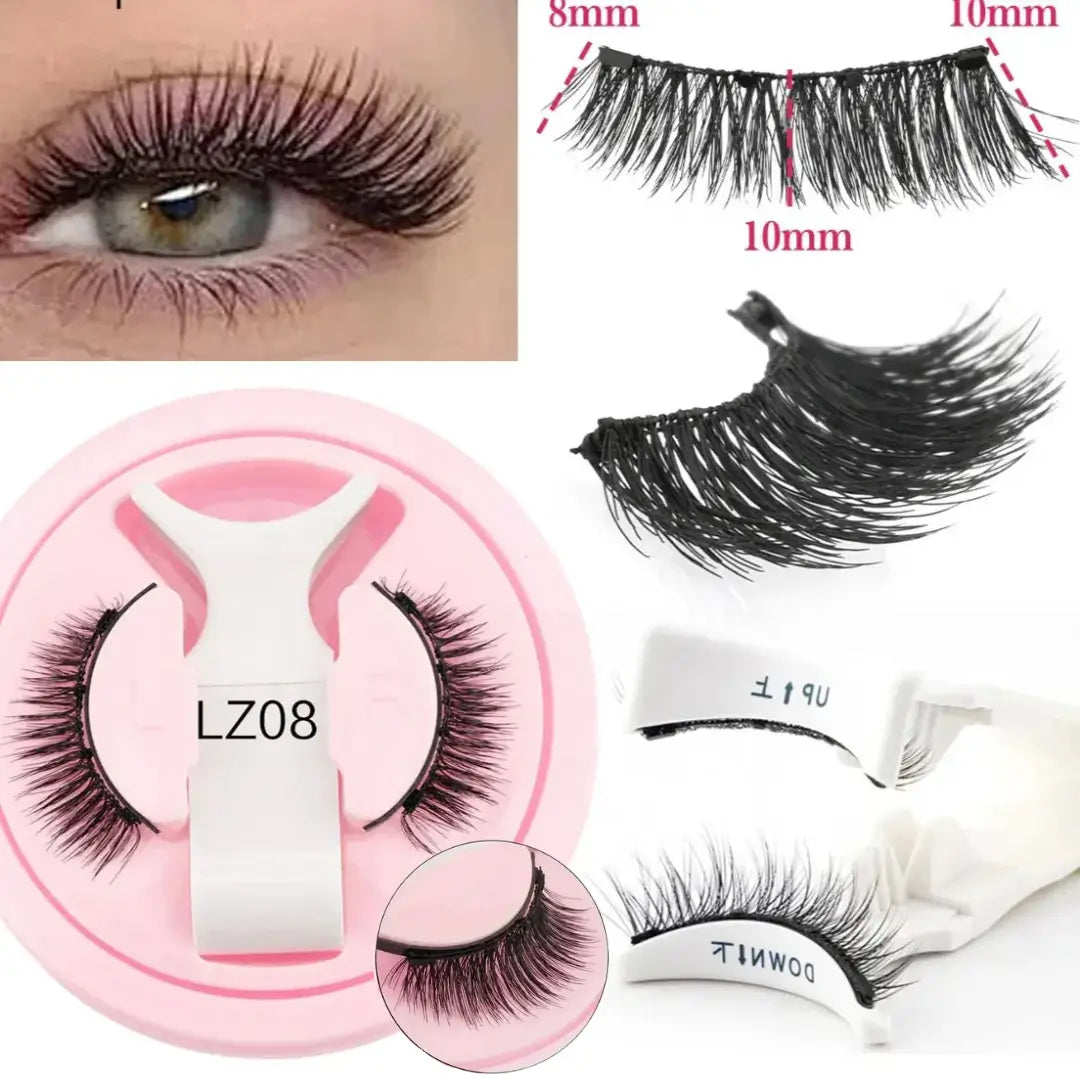 Lumoshe – Pestañas magnéticas de alto volumen con apariencia natural