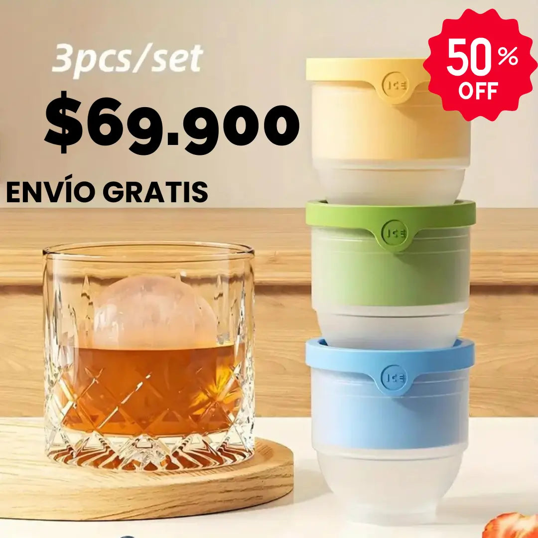 ¡Bolas de Hielo Perfectas para Cada Bebida! ❄️ Disfruta de un Enfriamiento Lento y Elegante