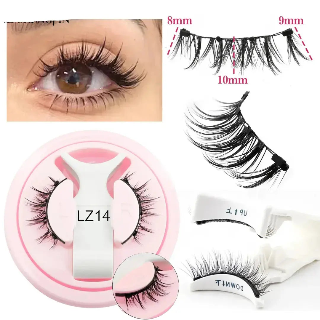 Lumoshe – Pestañas magnéticas de alto volumen con apariencia natural