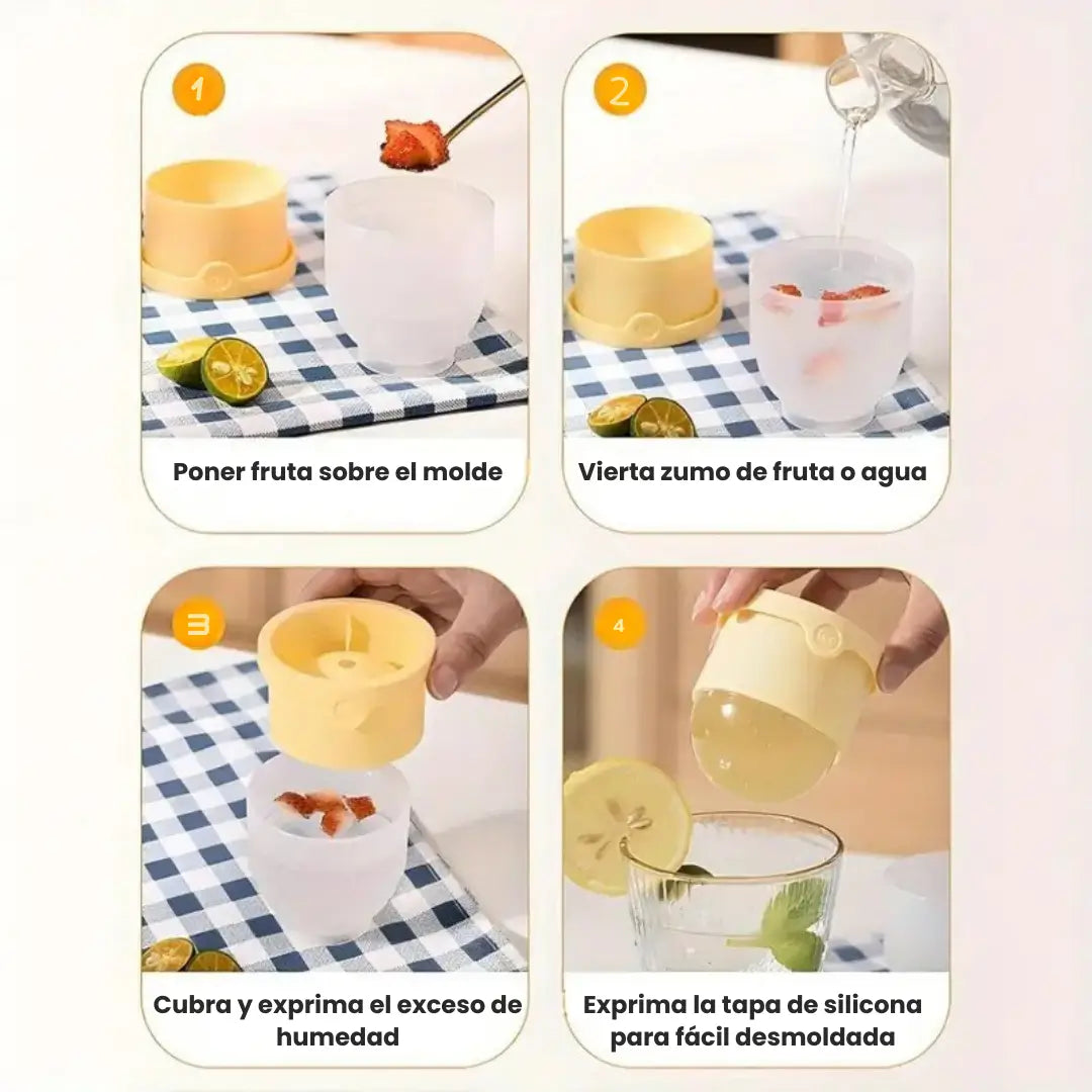 ¡Bolas de Hielo Perfectas para Cada Bebida! ❄️ Disfruta de un Enfriamiento Lento y Elegante