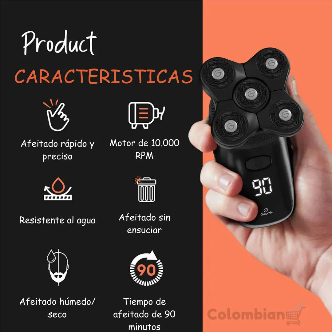 SerieFlex™ afeitadora 5 en 1 "Sin Irritaciones"