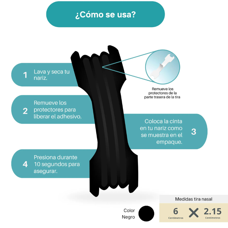 "Banda Nasal de Alto Rendimiento: Respira Mejor, Duerme Profundamente"