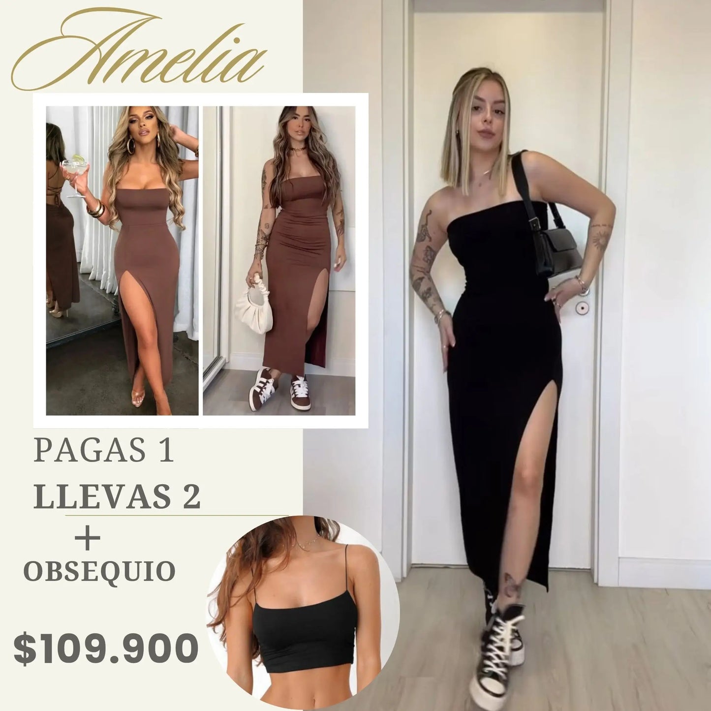 Vestido Amelia, Perfecto para Cualquier Ocasión