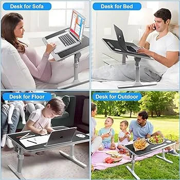 SmartDesk: Escritorio Premium Compacto Plegable con Cargador USB