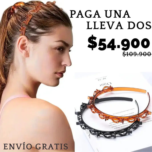 Diadema Elegante Vintage de Pinza, Perfecto para Peinados Diarios de Mujer