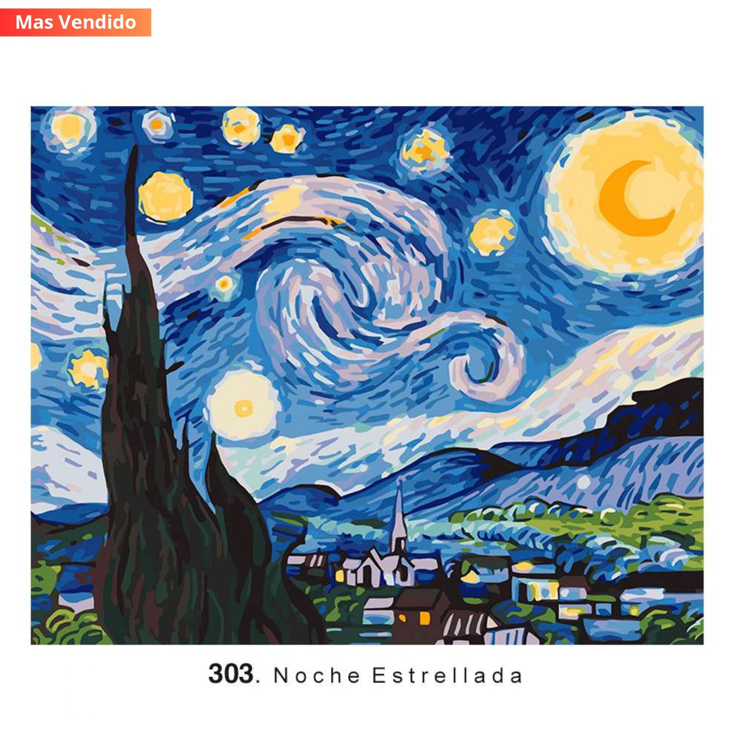 Kit para pintar por números- Reduce estrés y Estimula la creatividad