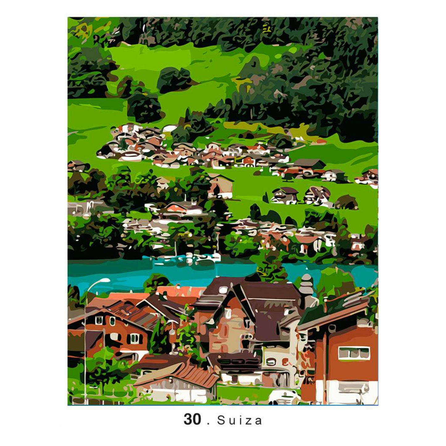 Kit para pintar por números- Reduce estrés y Estimula la creatividad