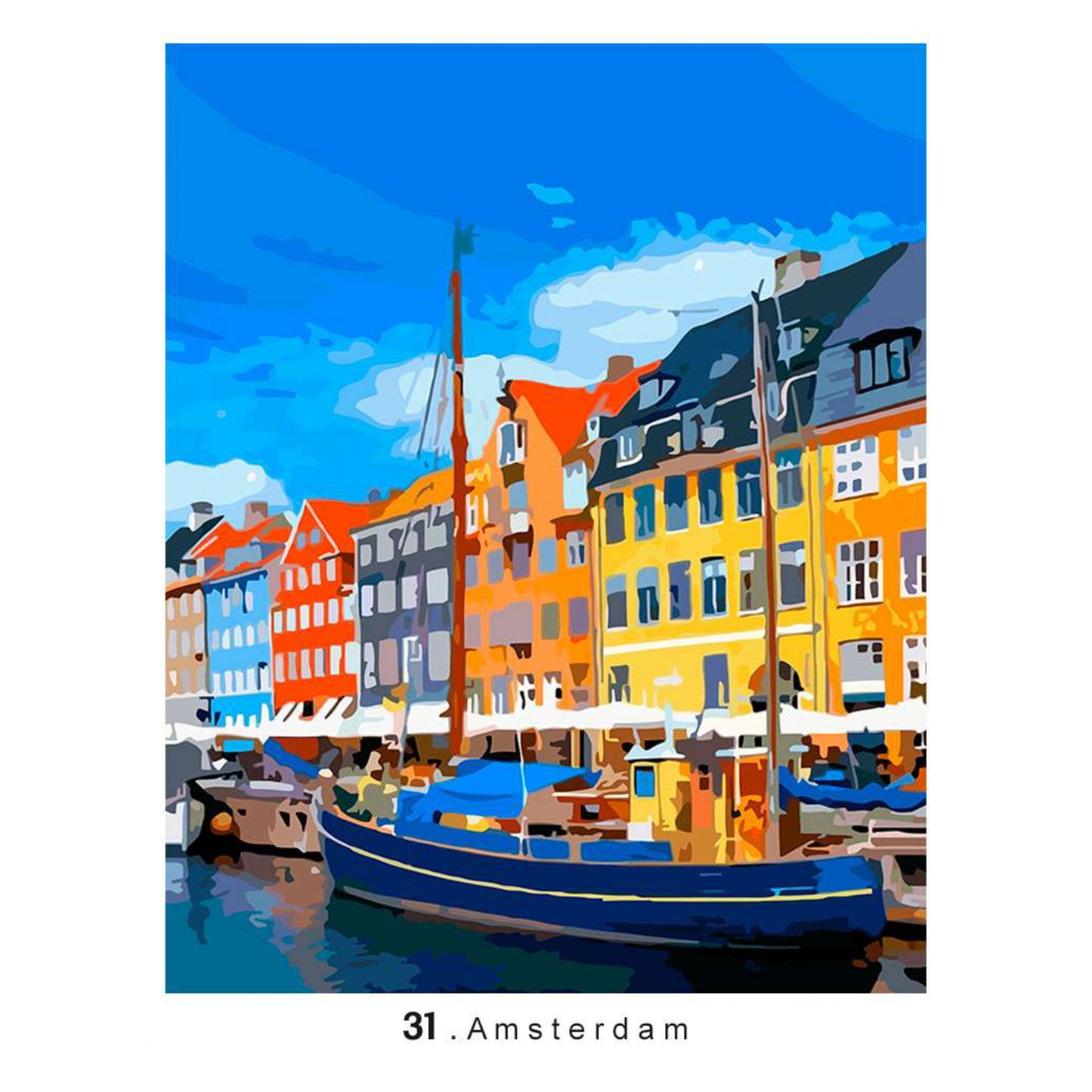 Kit para pintar por números- Reduce estrés y Estimula la creatividad