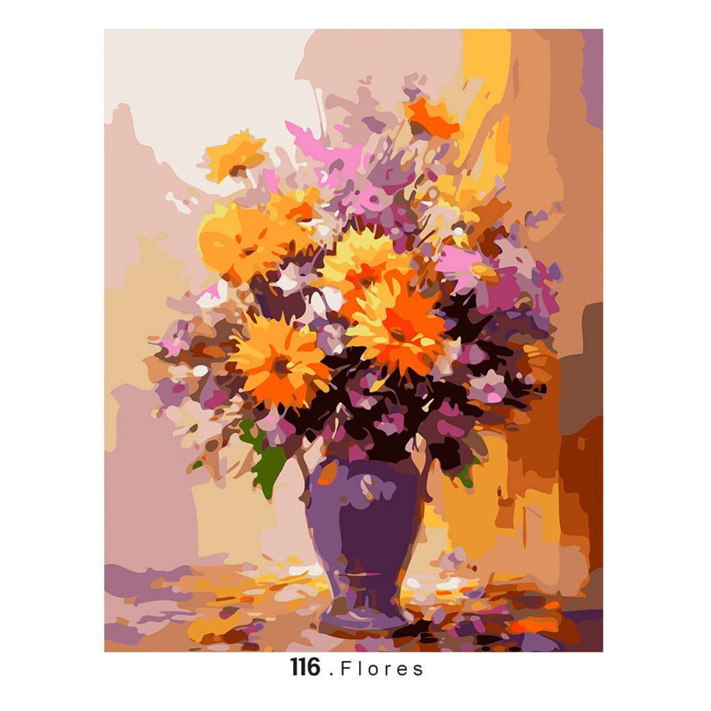 Kit para pintar por números- Reduce estrés y Estimula la creatividad