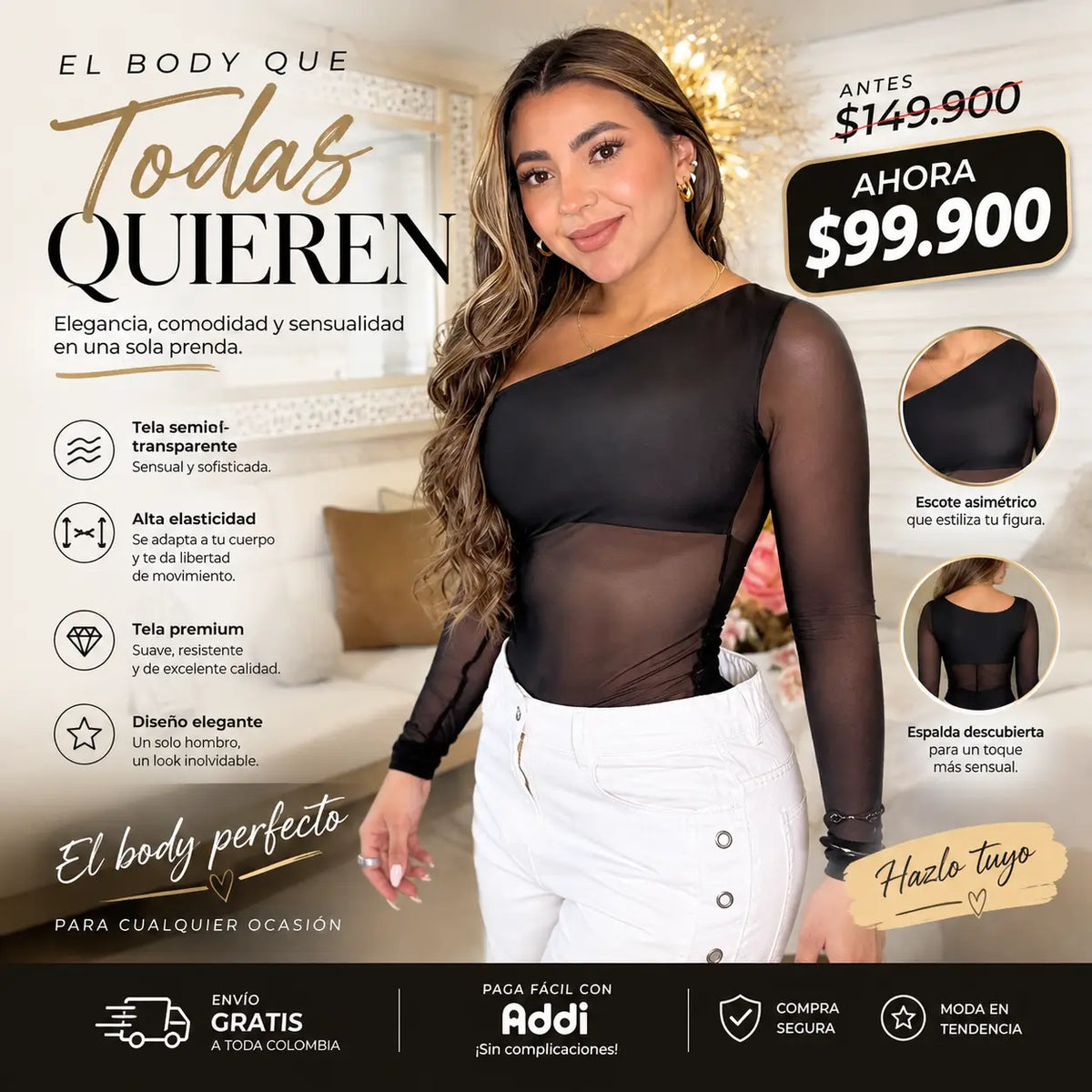 Body Ambar: Diseñado para destacar en cualquier lugar