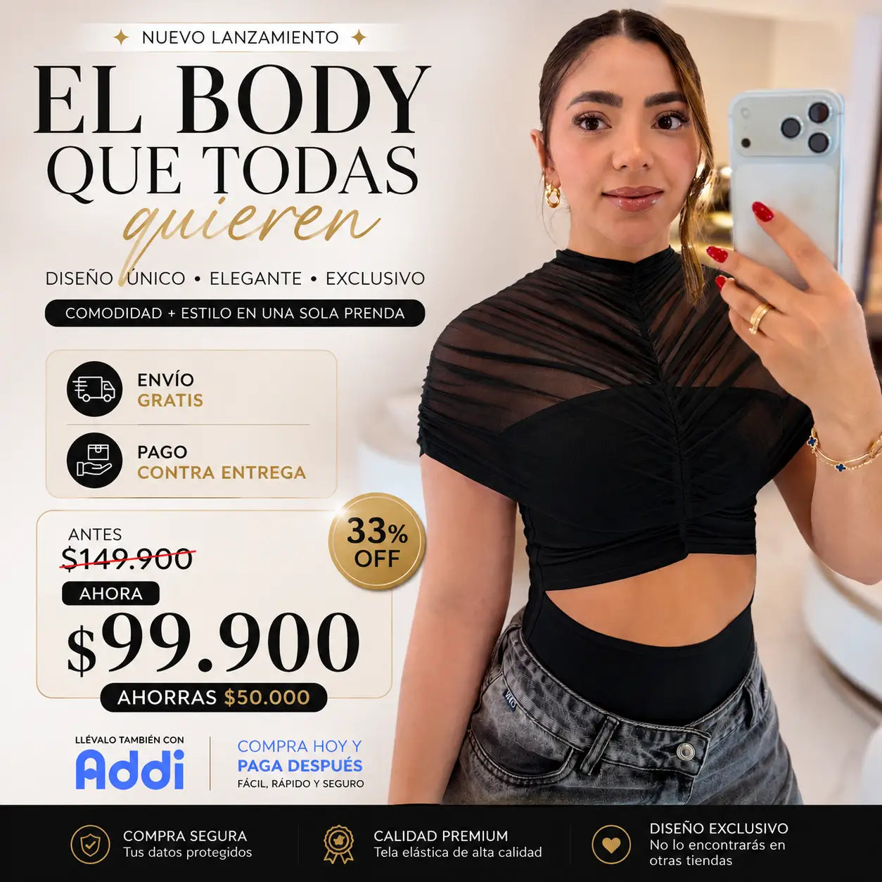 BODY AMELIA: Diseñado Para Destacar en Cualquier Ocasión