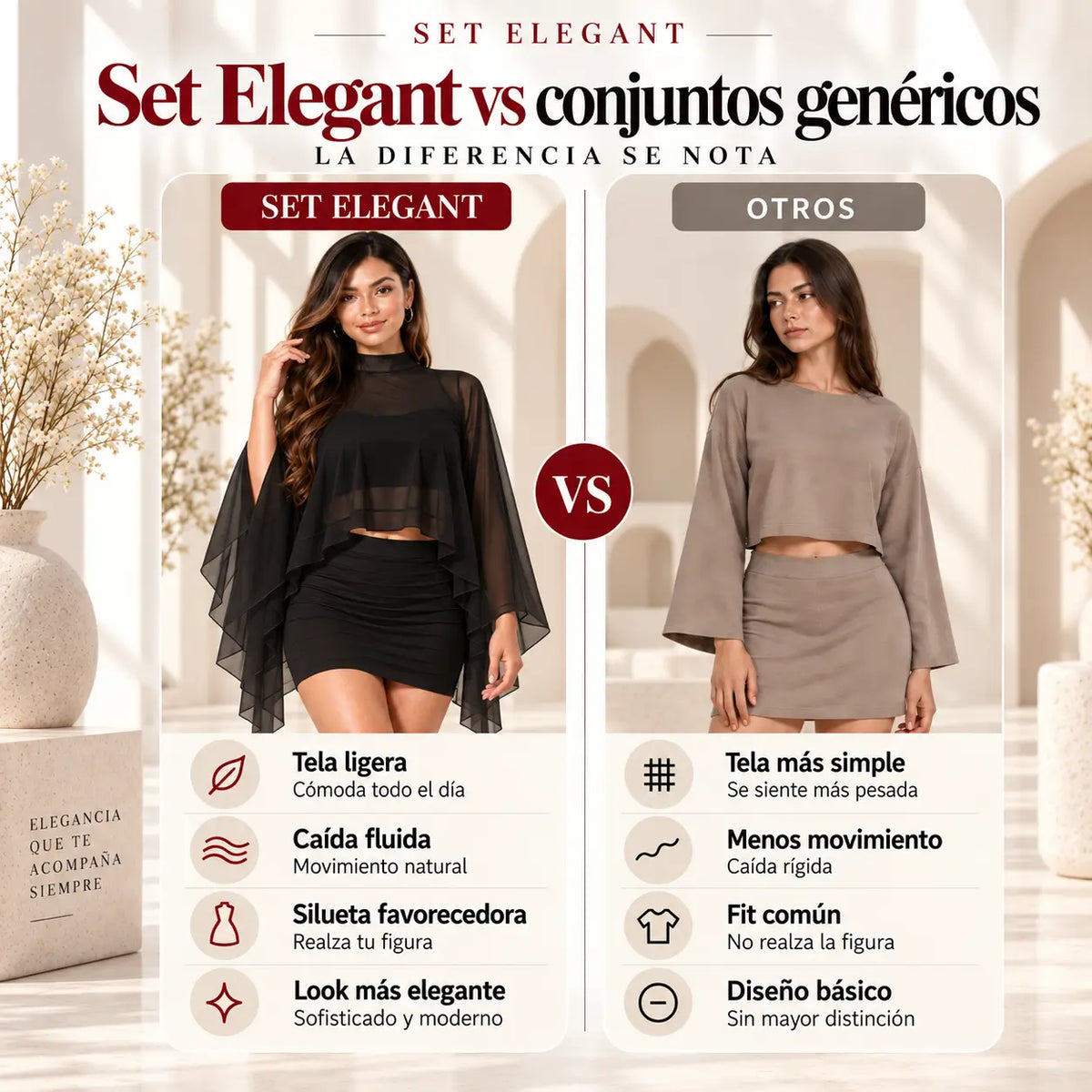 Set Elegant: la combinación ideal de elegancia y confort