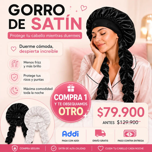 Gorro en Santin: Protege tu Cabello de Enredos y Frizz