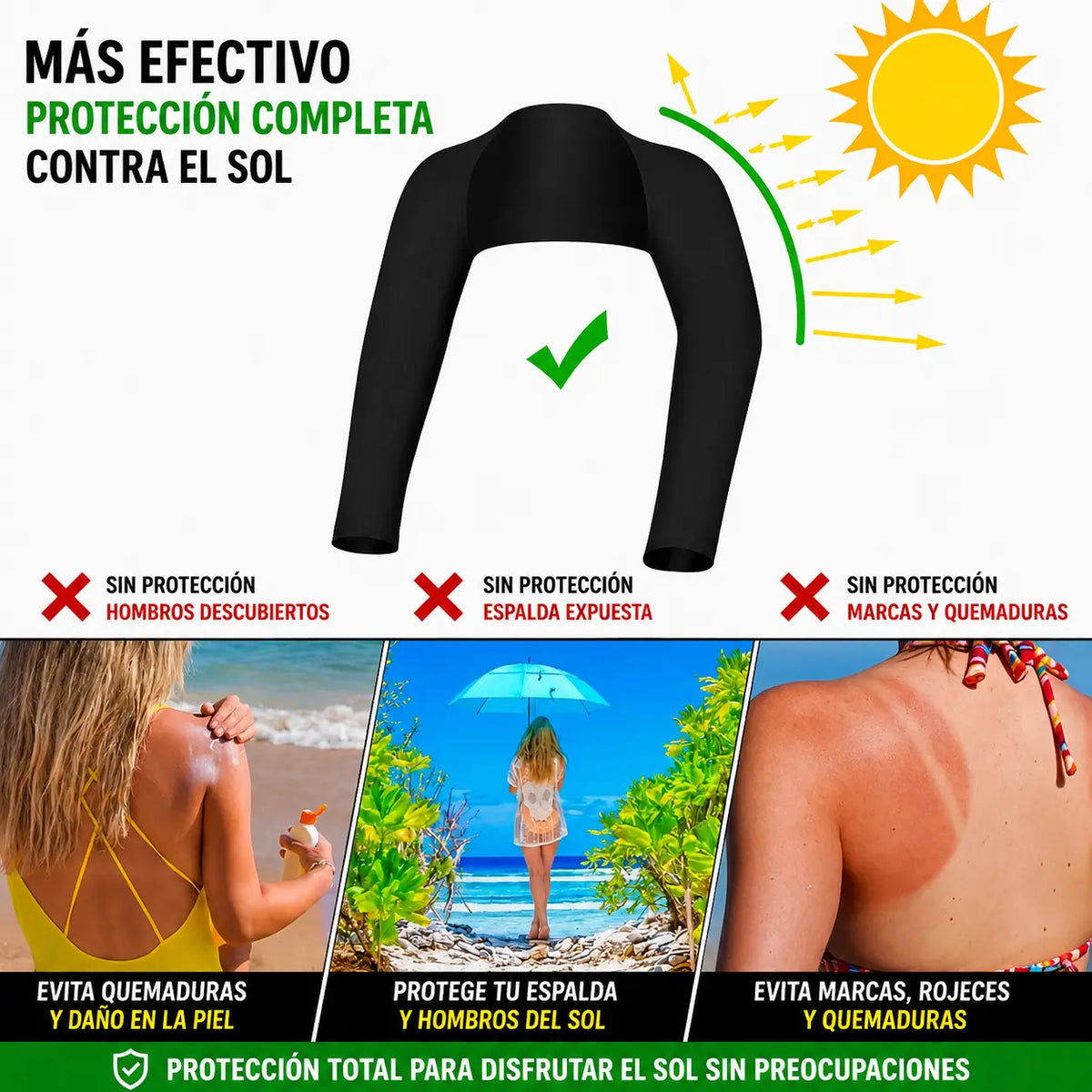 Set de 2 chales de verano con protección UV y efecto refrescante