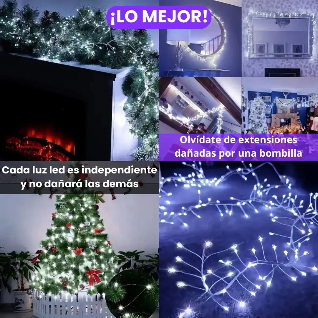Luces LED de hadas🧚 en alambre, para navidad🎄 o cualquier ocasión (las originales)
