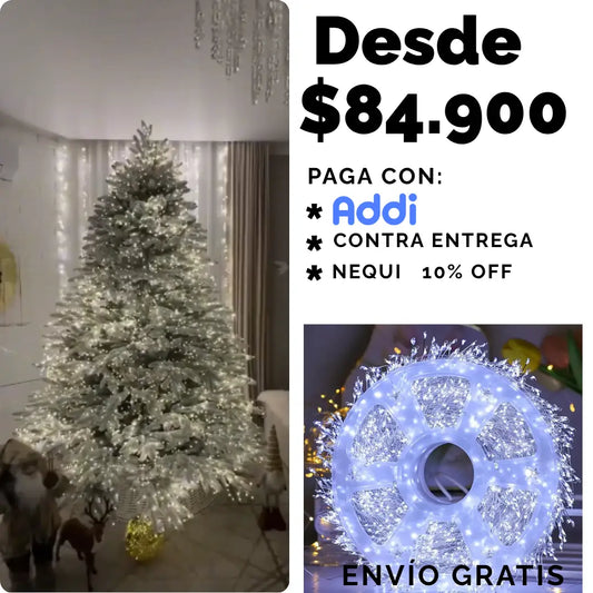 Luces LED de hadas🧚 en alambre, para navidad🎄 o cualquier ocasión (las originales)
