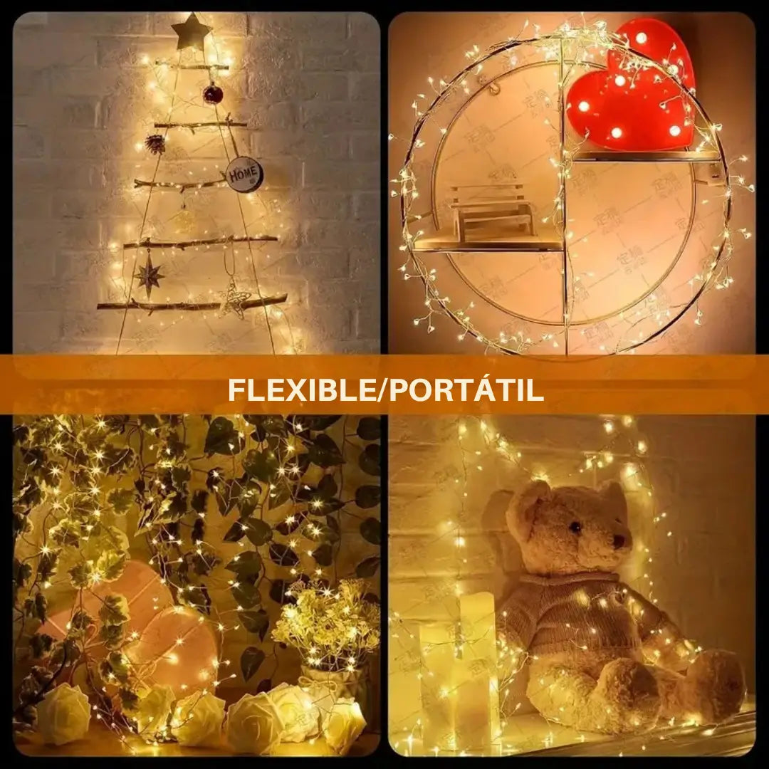 Luces LED de hadas🧚 en alambre, para navidad🎄 o cualquier ocasión (las originales)