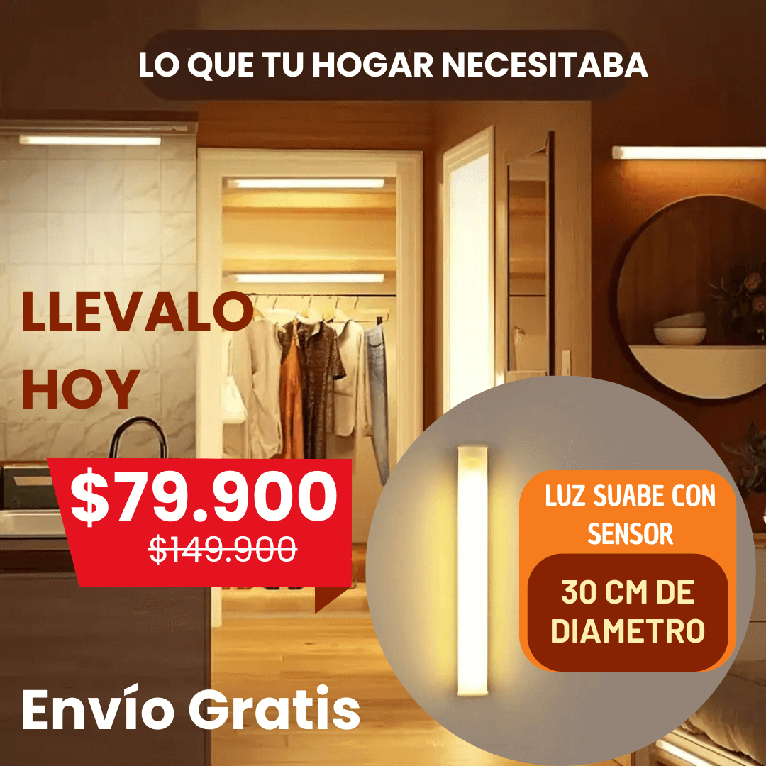 SmartLight: La Luz LED con Sensor de Movimiento que Transformará tu Hogar