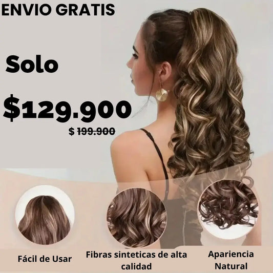 🌟 ¡Luce una cola de caballo perfecta en segundos! 😍 Aprovecha la OFERTA IMPERDIBLE 🎁
