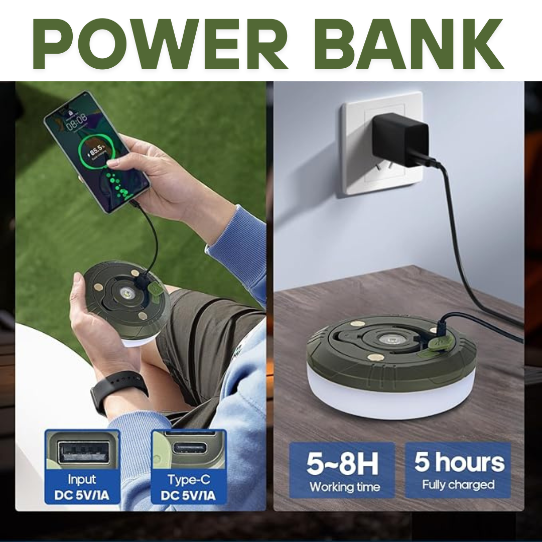 GlowMate™ Luz enrollable 4 en 1