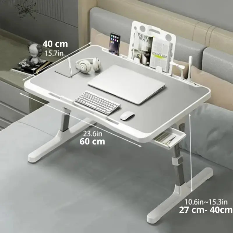 SmartDesk: Escritorio Premium Compacto Plegable con Cargador USB