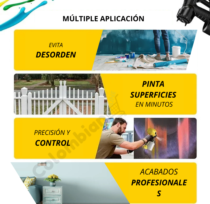 ELECTRIC PAINT ELITE® ACABADOS PROFECIONALES EN TIEMPO RECORD