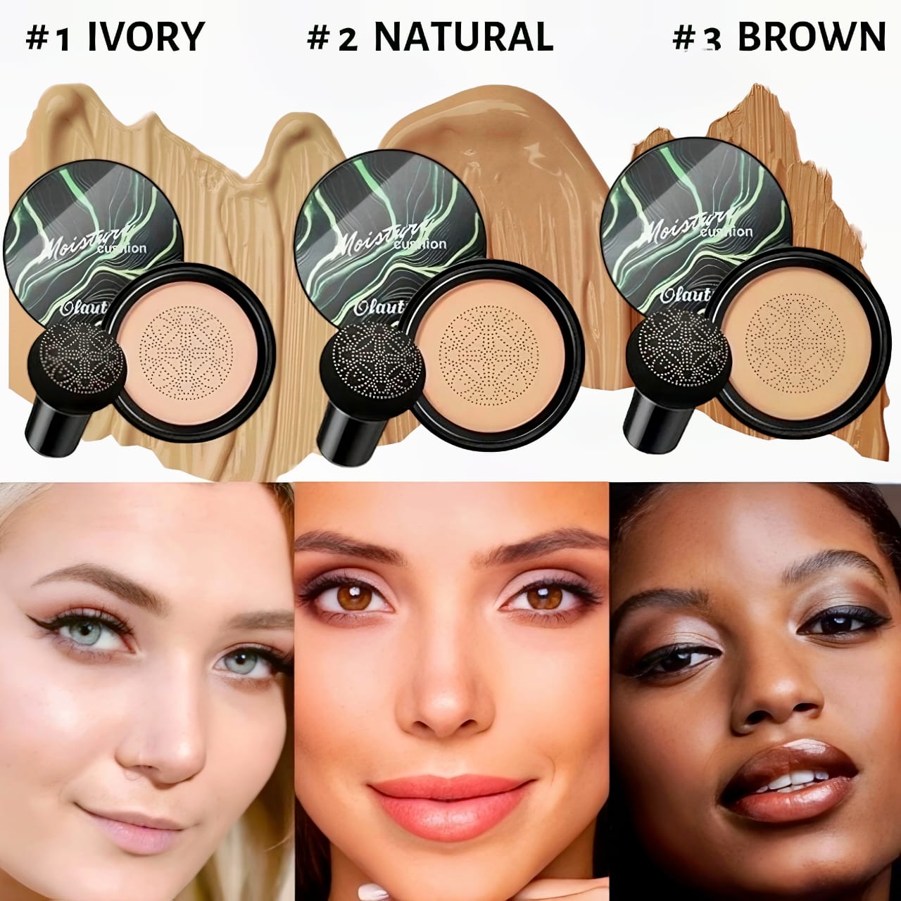 MOISTURE CUSHION™ BASE MAQUILLAJE Y CANDY BELLA POLVO