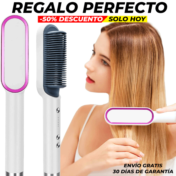 HairFusion Pro®  cepillo alisador con tecnología americana
