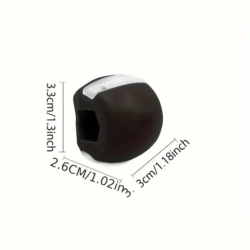 Ejercitador de músculos faciales  en gel de sílice: mandíbula perfilada en 30 días