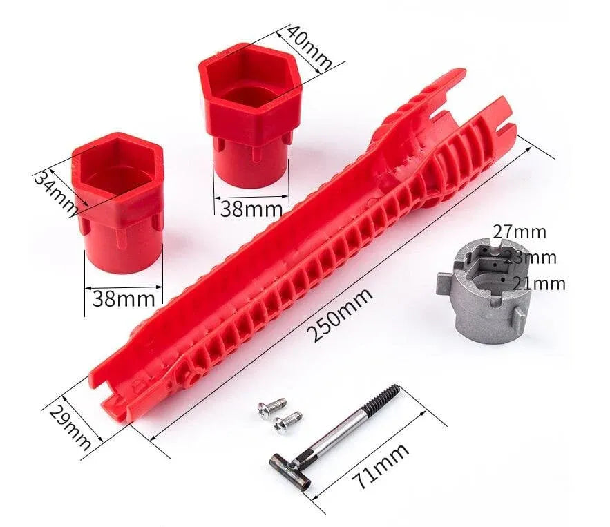 Llave para Fregadero 8 en 1 Infaltable en tu caja de herramientas